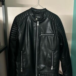 Zara Black Leather Jacket